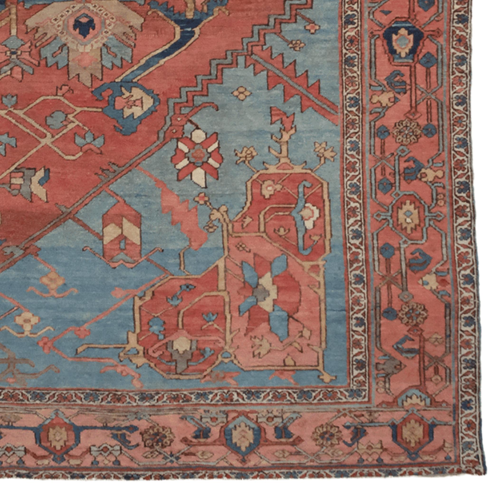 Finales del siglo XIX en muy buen estado Alfombra Serapi en Bueno estado para la venta en Sultanahmet, 34