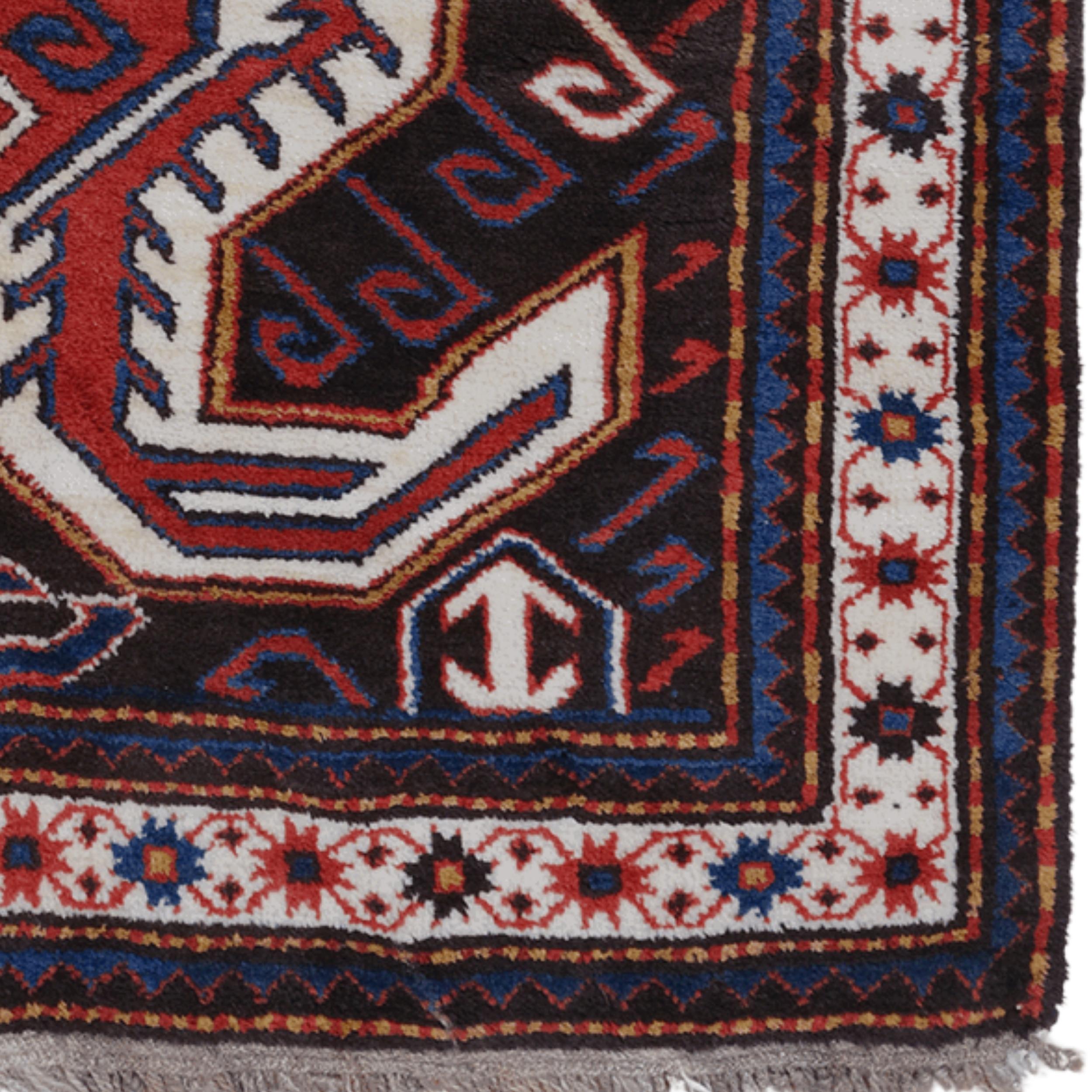 Alfombra Lenkoren de finales del siglo XIX en Bueno estado para la venta en Sultanahmet, 34