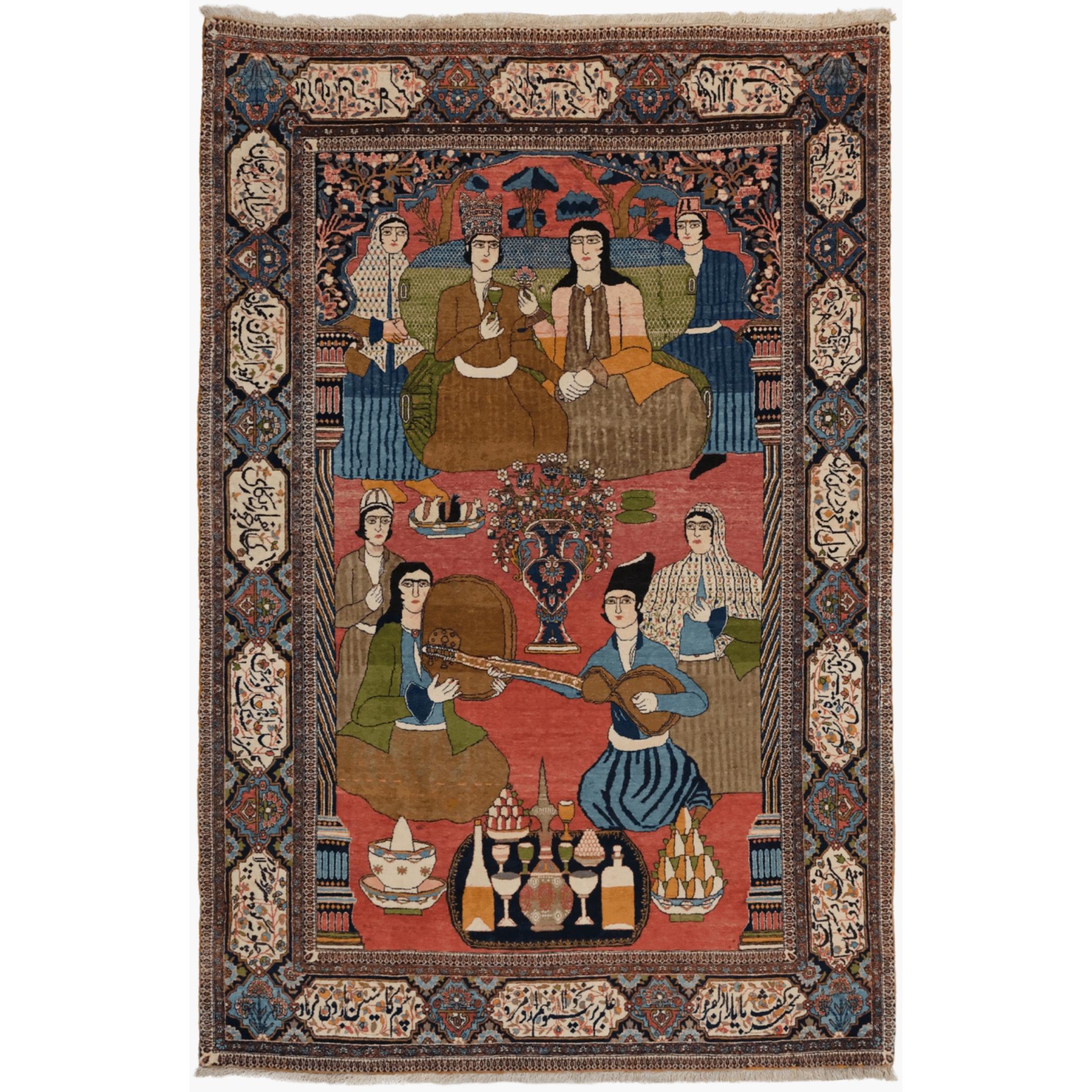 Late of the 19th Century Antique Pair of the Keshan Atesoglu Rug
Size : 136 x 203 – 133 x 203 cm

This stunning rug is a handmade Keshan Atesoglu double rug from the late 19th century. Keshan rugs are valuable hand-woven carpets produced in the city