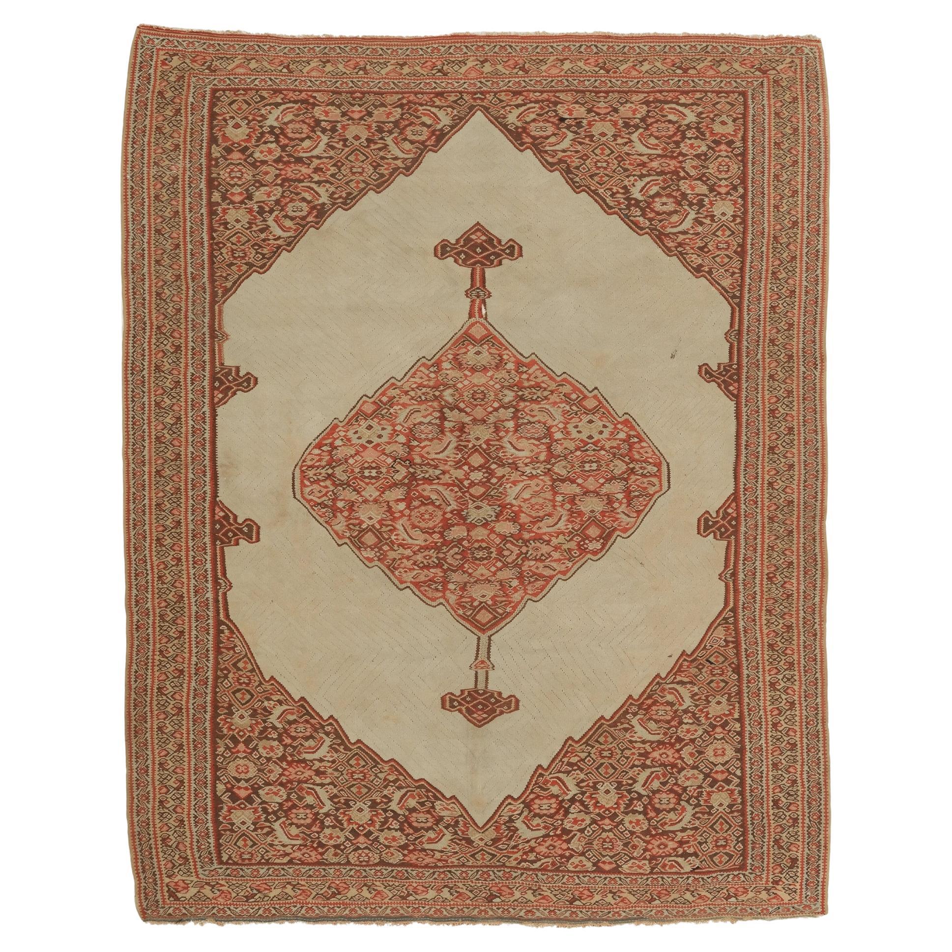 Kilim persan Senneh de la fin du 19e siècle