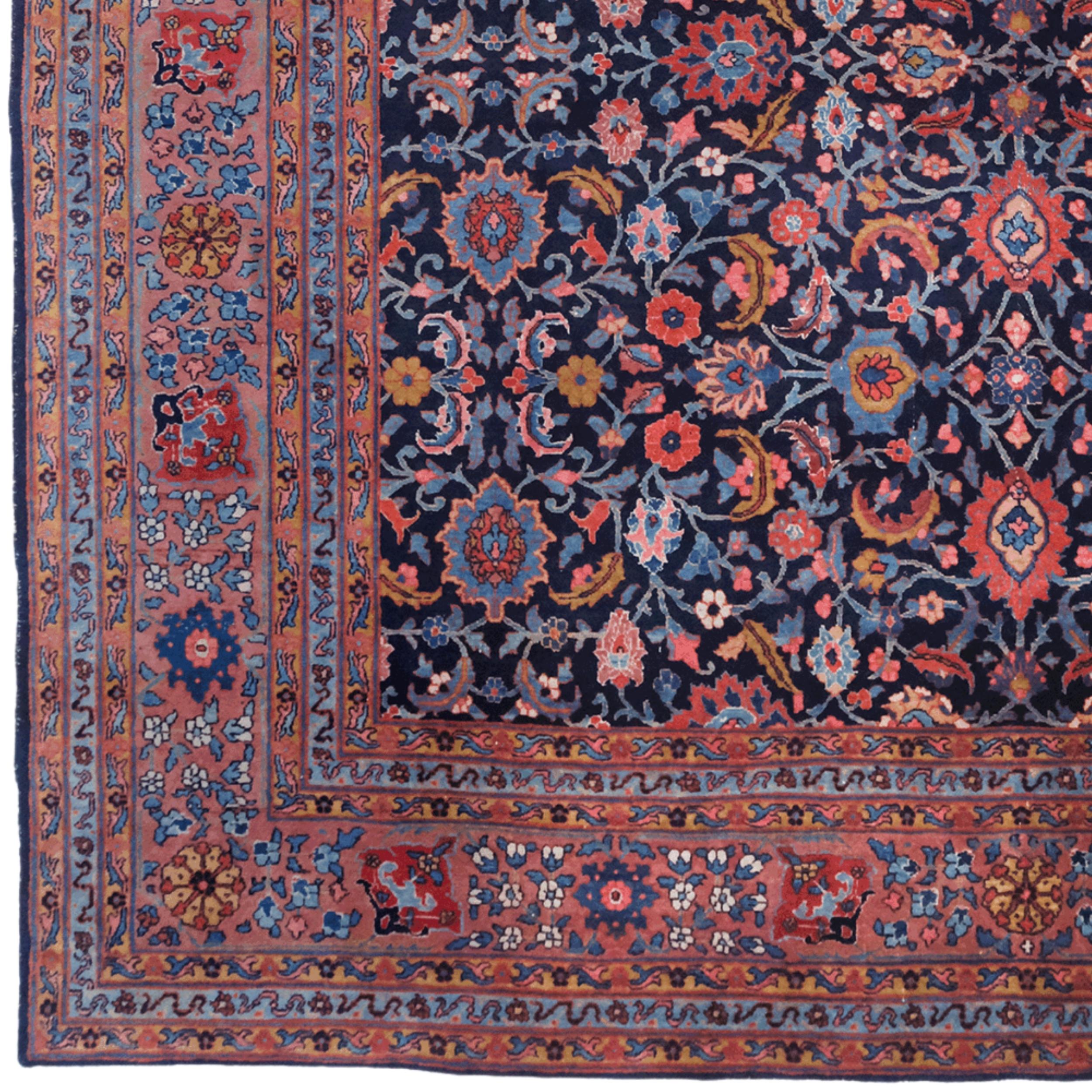 Late 19th Century Antique Yazd Carpet – Reflection of Traditional Persian Elegance

This unique antique Yazd carpet stands out with its superior craftsmanship and rich motifs dating back to the late 19th century. Carpets specific to the Yazd region