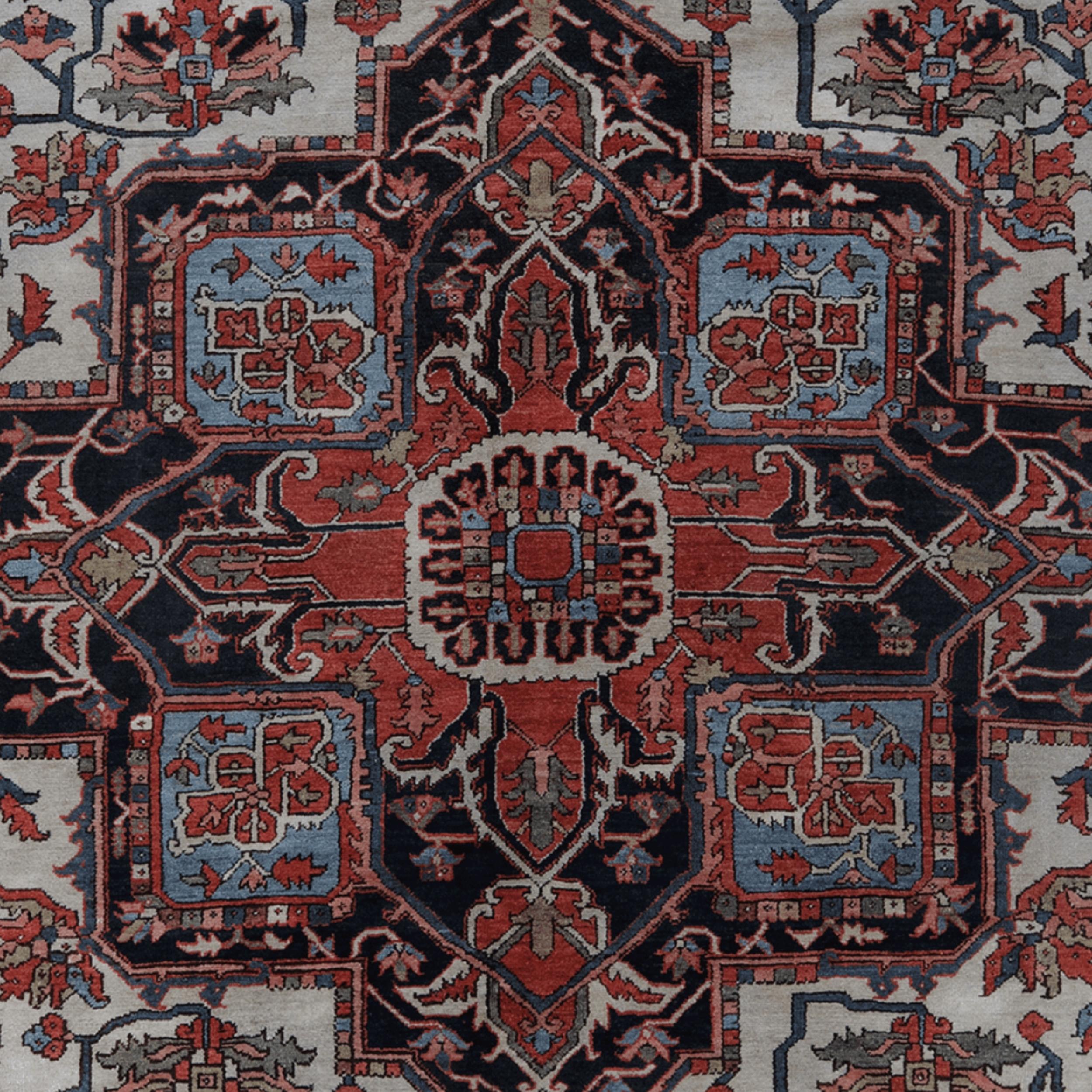 Serapi-Teppich aus dem späten 19. Jahrhundert (Persisch) im Angebot