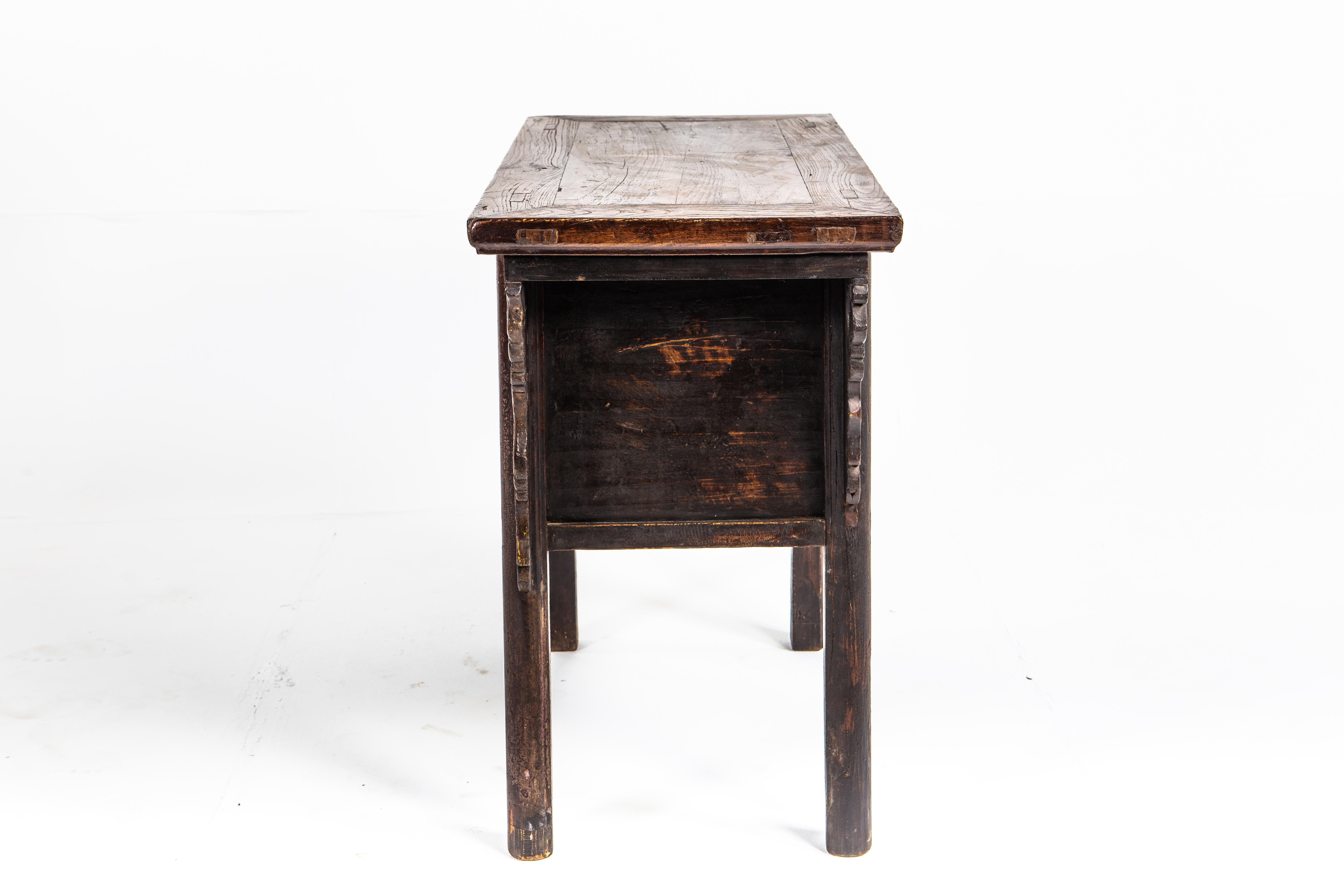 Late Qing Dynasty Side Chest with Two Drawers 2