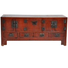 Antique Late Qing Dynasty Tianjin Chest