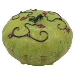 Late Qing to Early Republic Period Altar Melon Covered Bowl