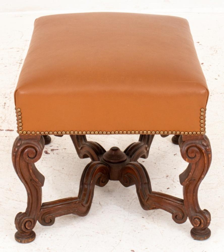 Late Regence Louis XV Style Upholstered Tabouret For Sale 1