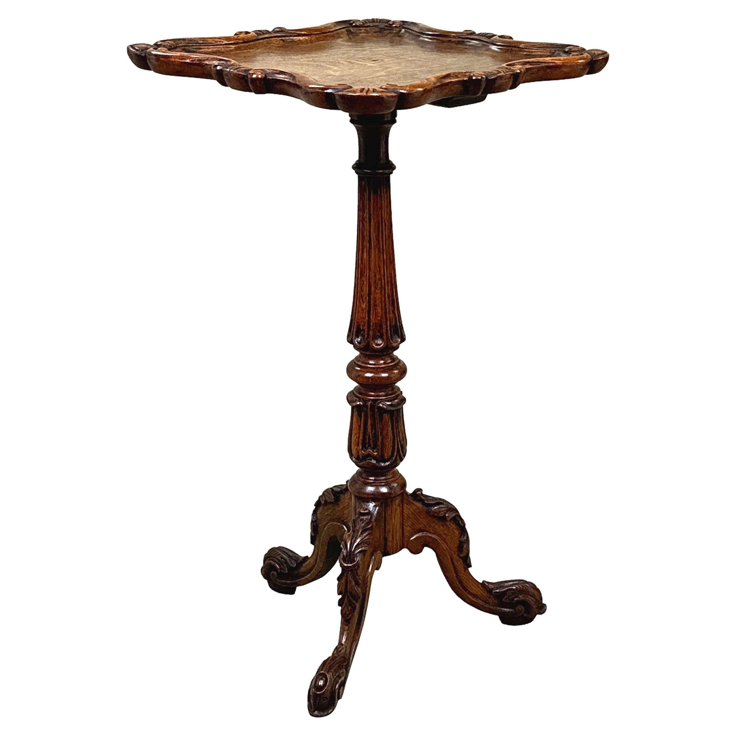 Late Regency 19th Century Gillows Oak Wine Table For Sale