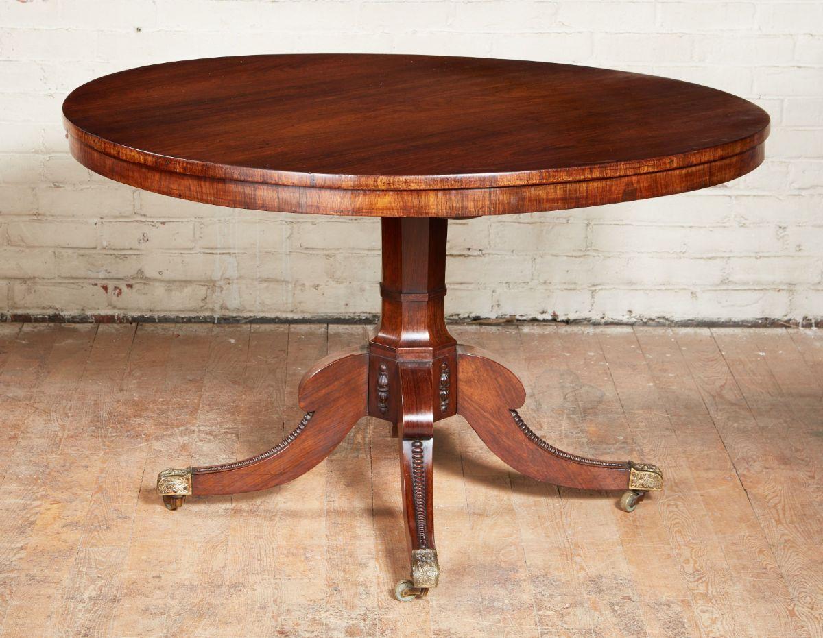 English Late Regency Center Table For Sale