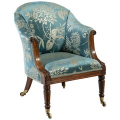Late Regency George iv Period 19th Century 'Curricle' Tub Chair