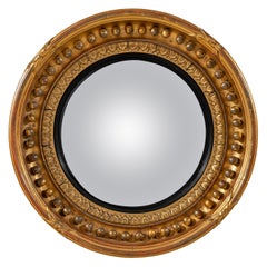 Late Regency George IV Period Convex Mirror