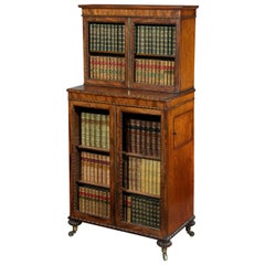 Late Regency George IV Period Mahogany Display Cabinet