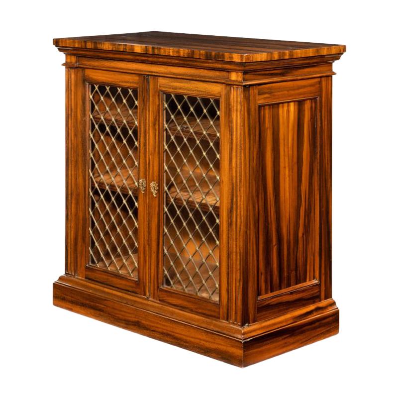Late Regency Gonçalo Alves Two-Door Side Cabinet Attributed to Gillows For Sale