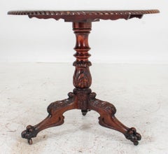 Late Regency Mahogany Circular Tilt-Top Table