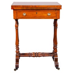 Spieltisch aus Mahagoni im späten Regency-Stil