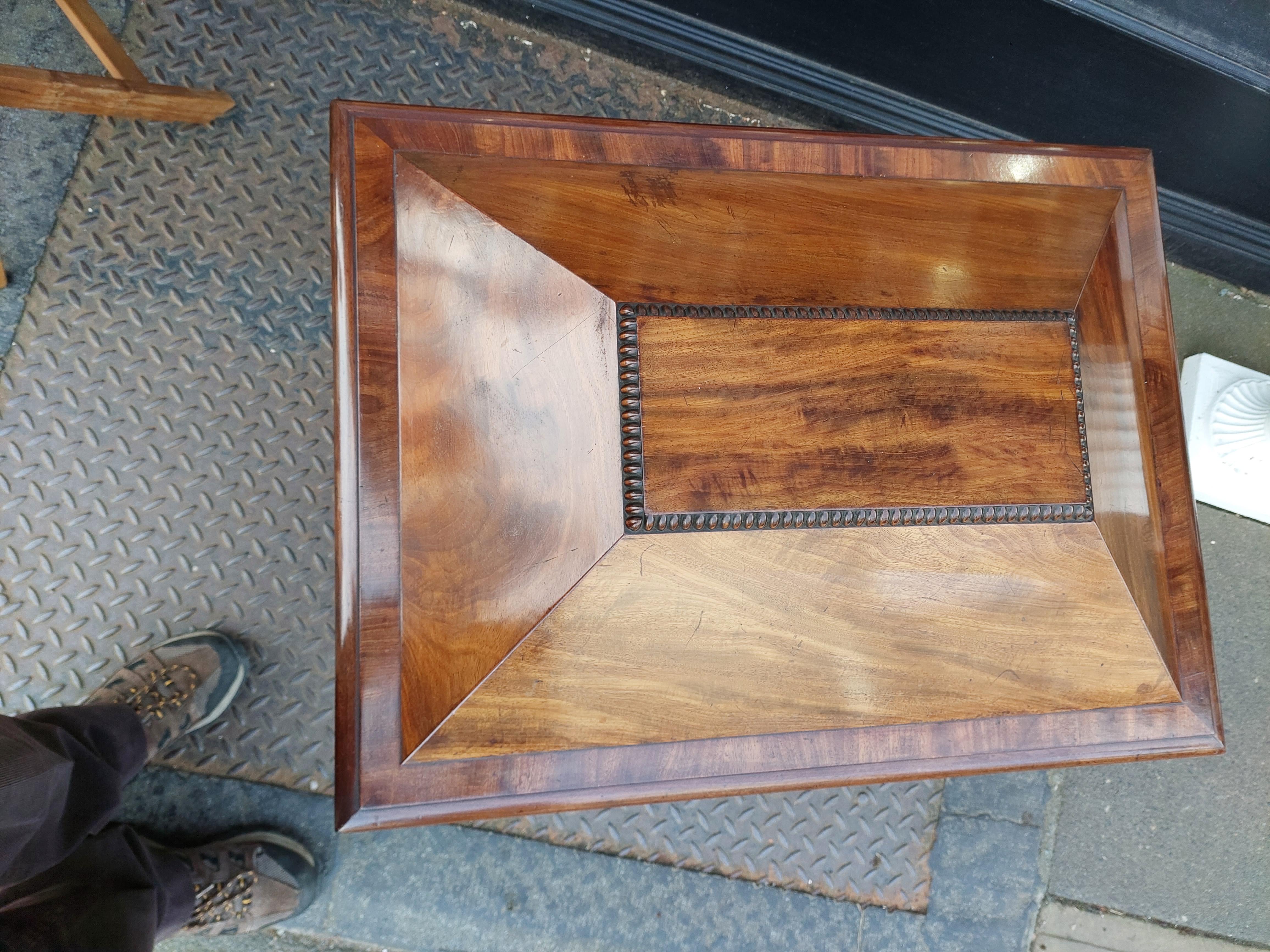 Late Regency Mahogany Sarcophagus Cellarette For Sale 3