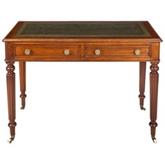Antique Late Regency Mahogany Small Writing Table, circa 1830