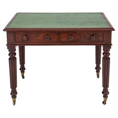 Antique Late Regency Mahogany Writing Table