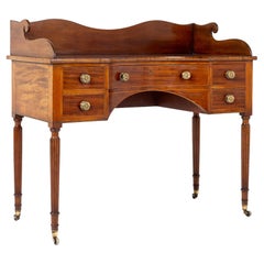 Used Late Regency Mahogany Writing Table