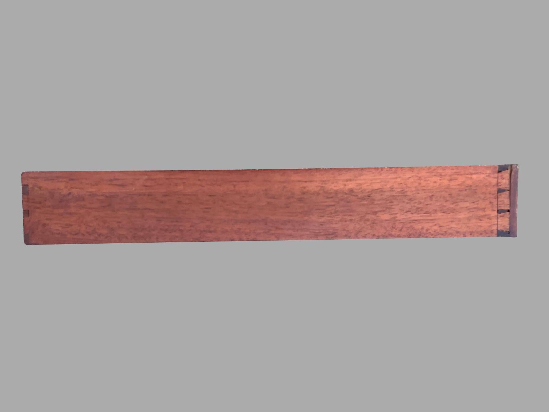 Late Regency Period Mahogany 4 Section Canterbury with Two Drawers 3