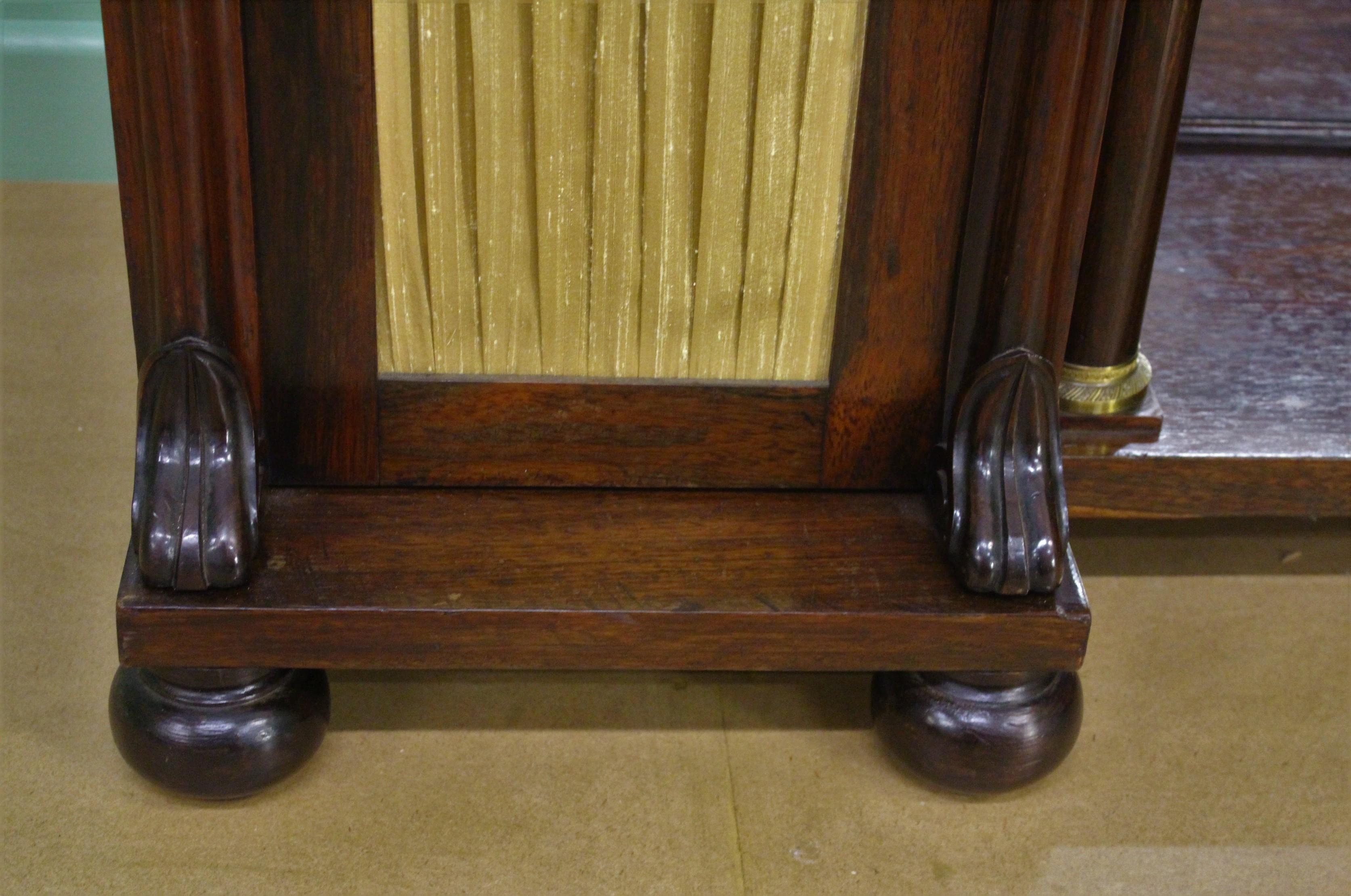 Mid-19th Century Late Regency Period Rosewood Chiffonier