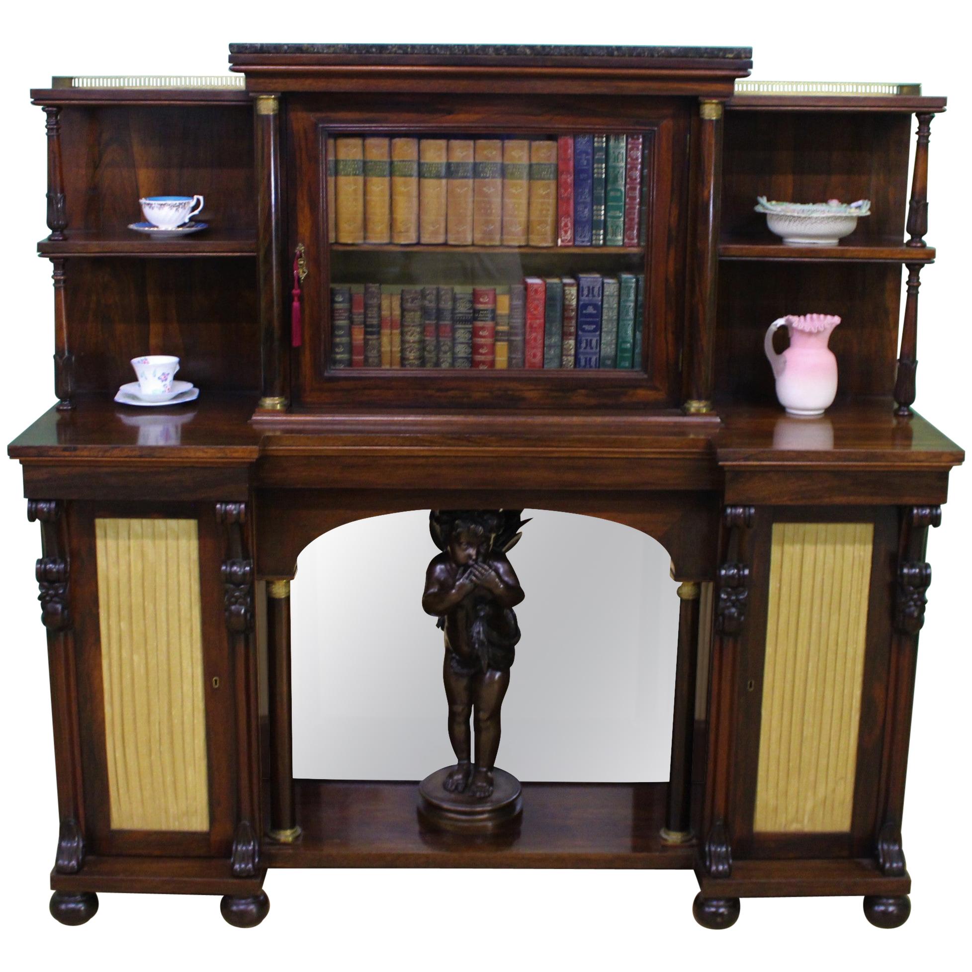 Late Regency Period Rosewood Chiffonier