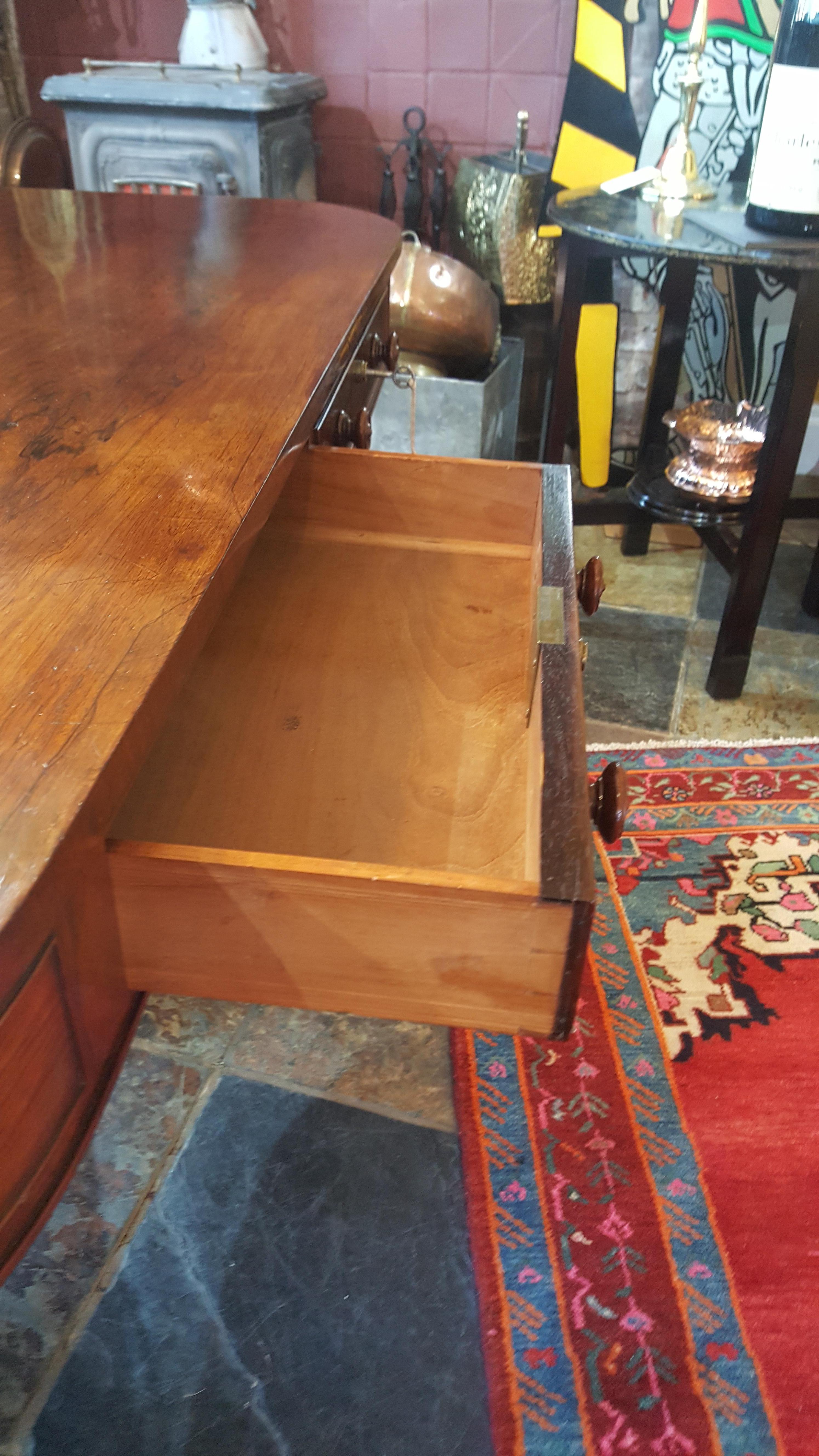 Early 19th Century Late Regency Rosewood Library Table For Sale