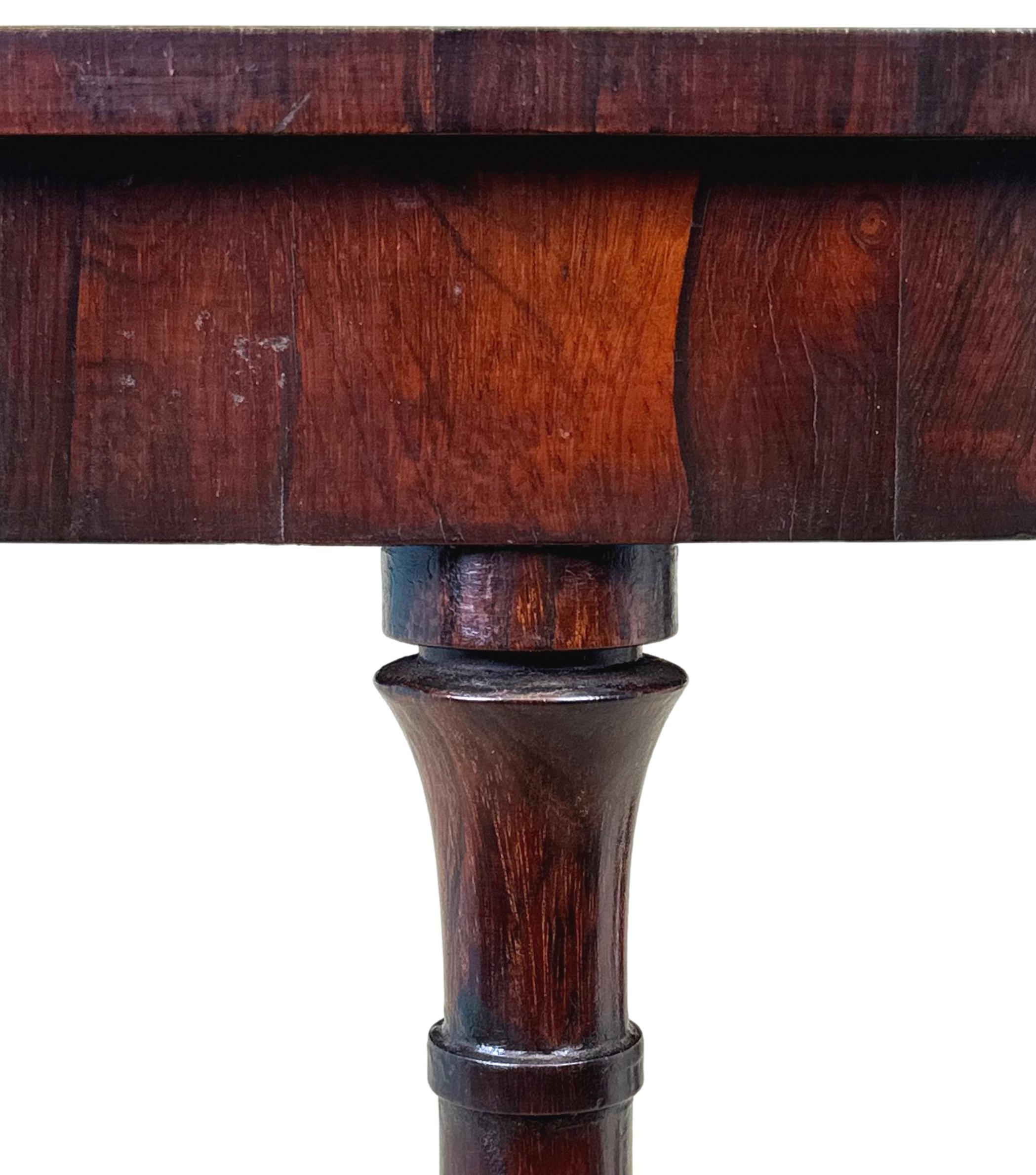 English Late Regency Rosewood Occasional Table For Sale