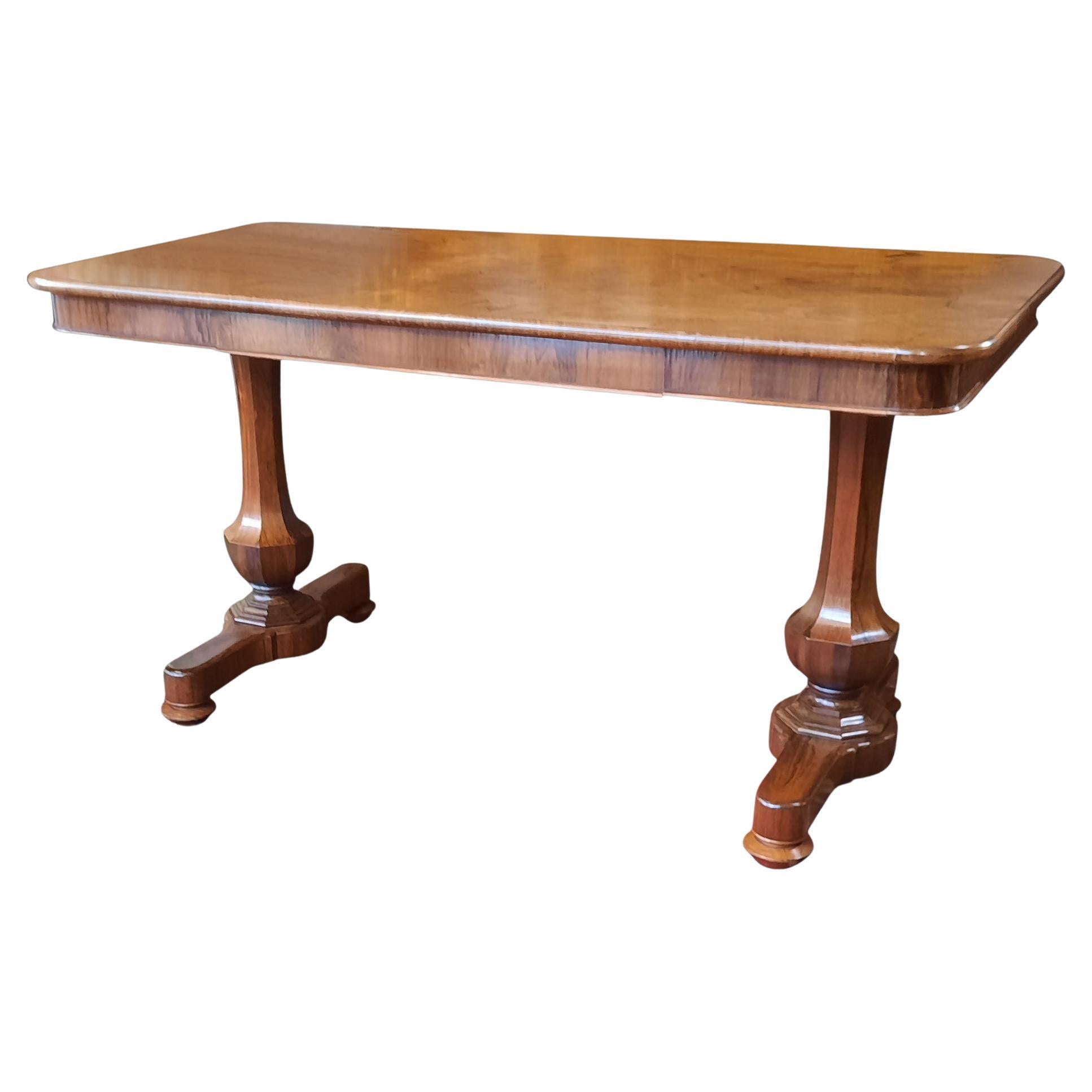 Late Regency Rosewood Writing Table For Sale