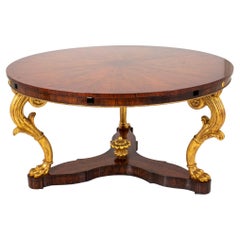 Antique Late Regency Style Circular Expanding Dining Table