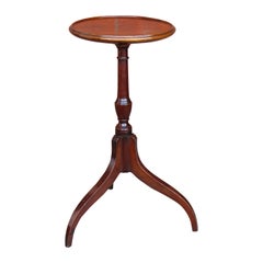 Late Regency Tripod Wine Table or Stand in Solid Mahogany, English circa 1835