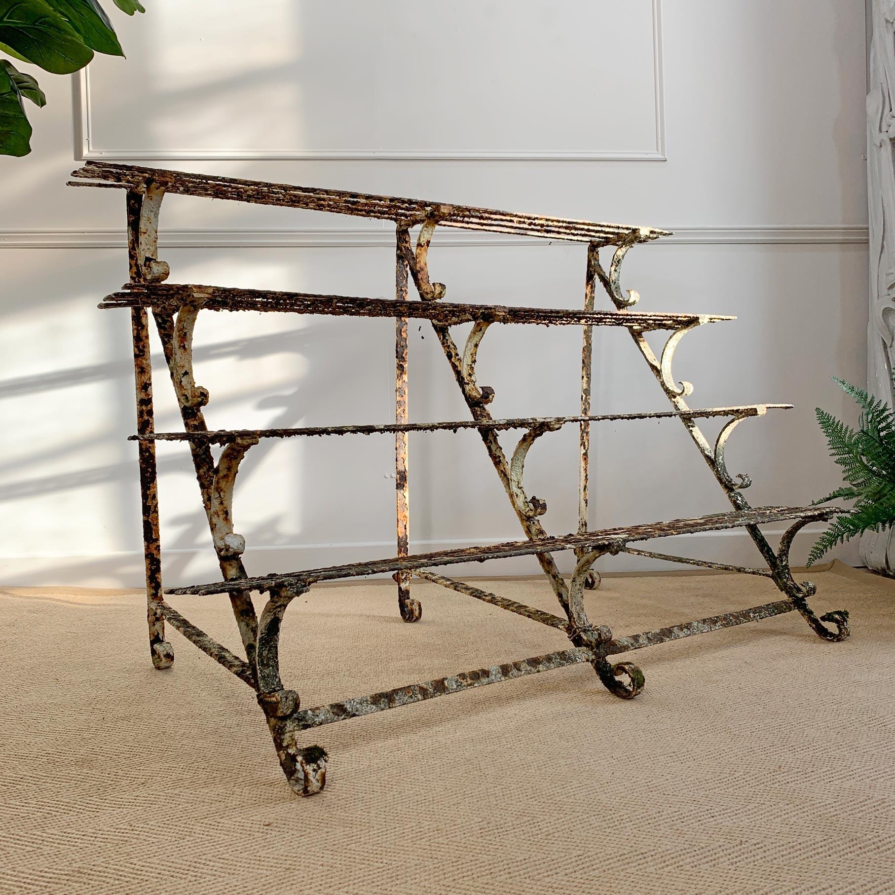 Late Regency Wrought Iron Plant Stand For Sale 5