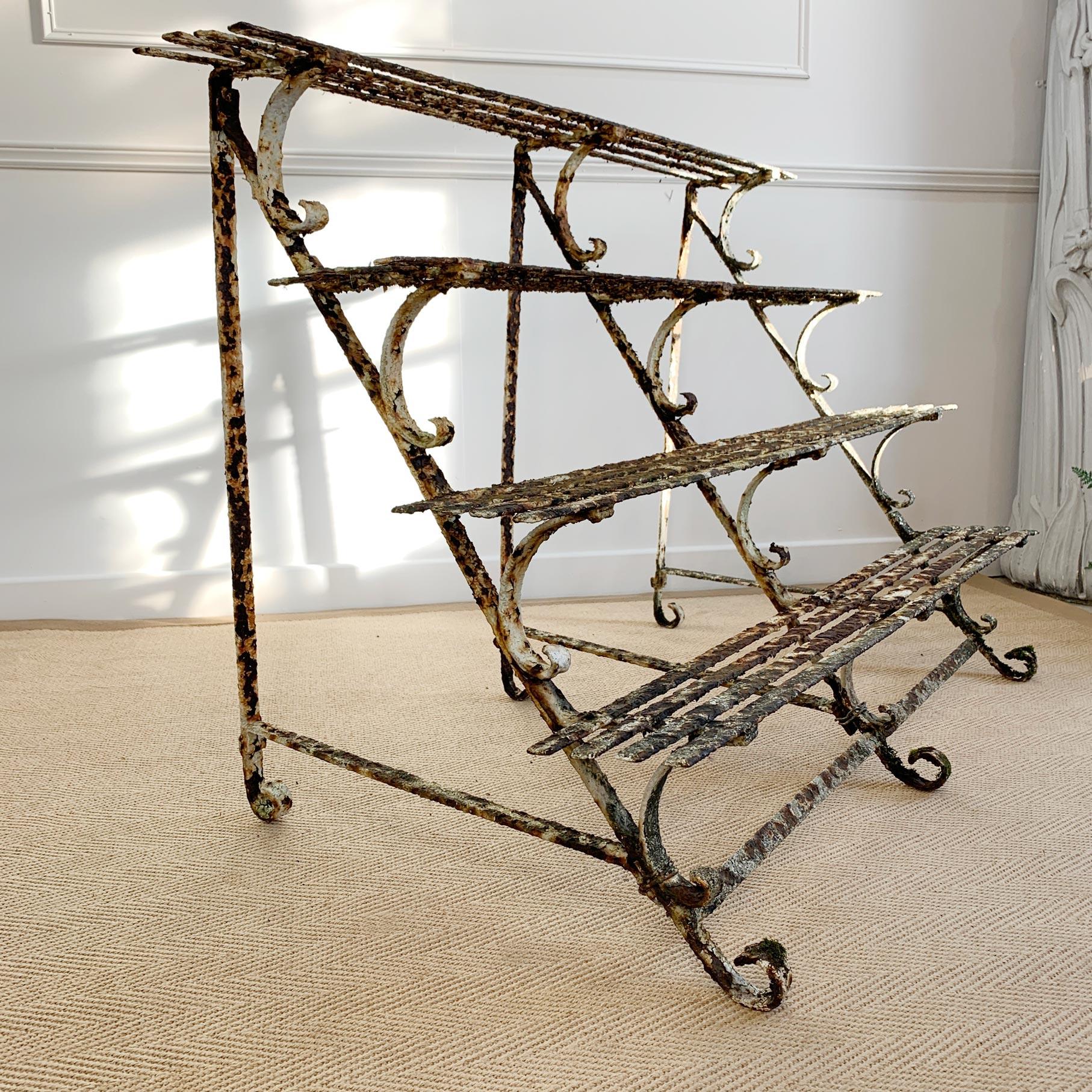 Late Regency Wrought Iron Plant Stand For Sale 2