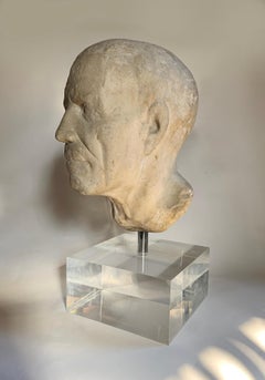 Ancient Roman Portrait Bust of a Man, 1st Century BC