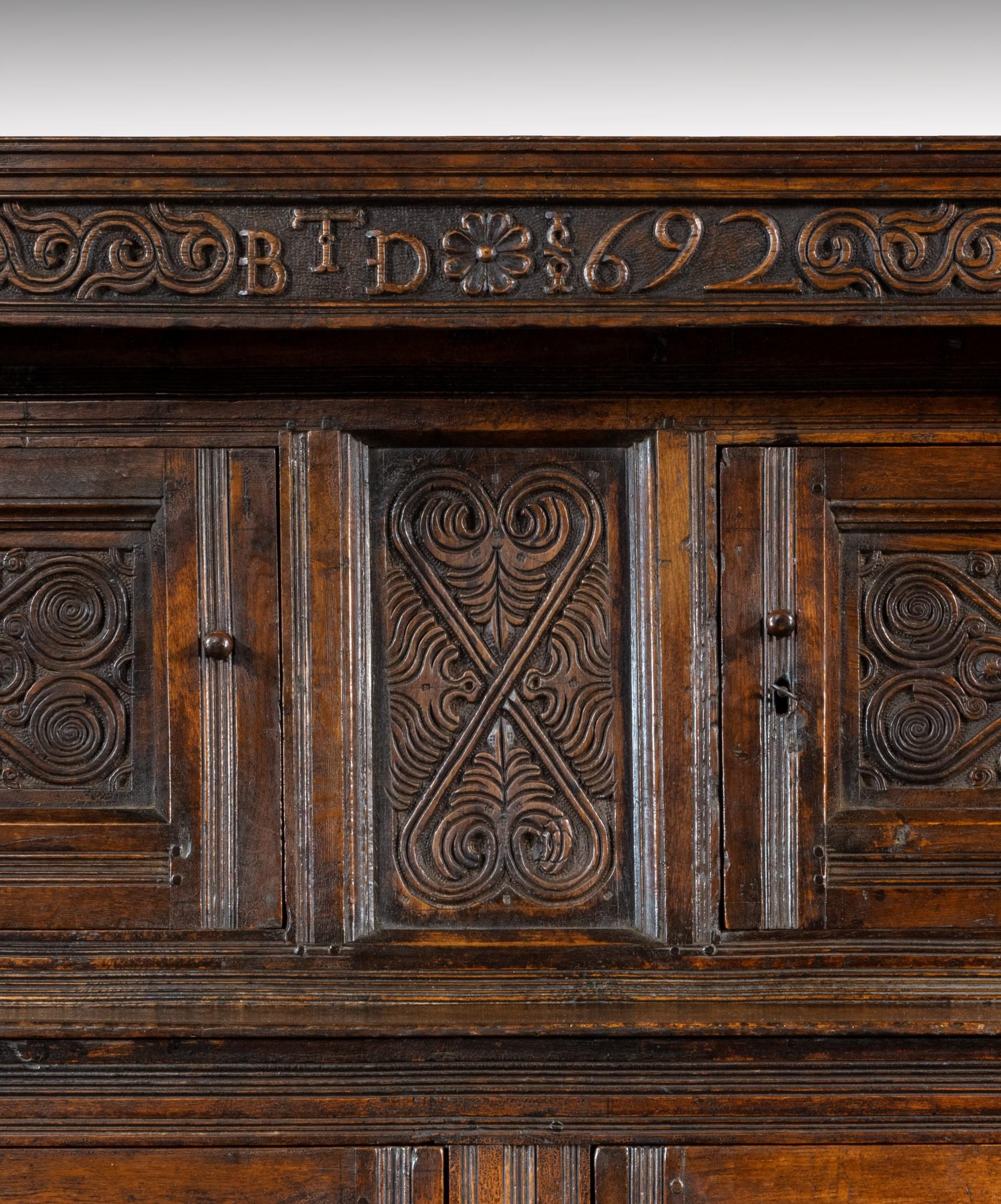17th century court cupboard