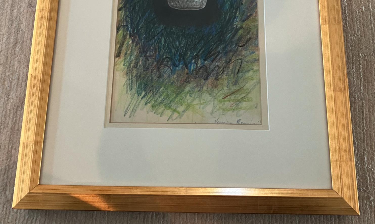 Modern Late Twentieth Century Abstract Pastel by Veronica Benning For Sale