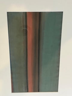 Late Twentieth Century 'Tomato' Abstract Pastel by Veronica Benning