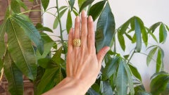 Late Victorian 18 Karat Yellow Gold Armorial Signet Ring