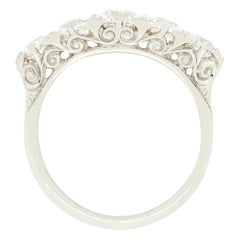 Late Victorian 1.95ct Diamond Five Stone Ring, c.1900s