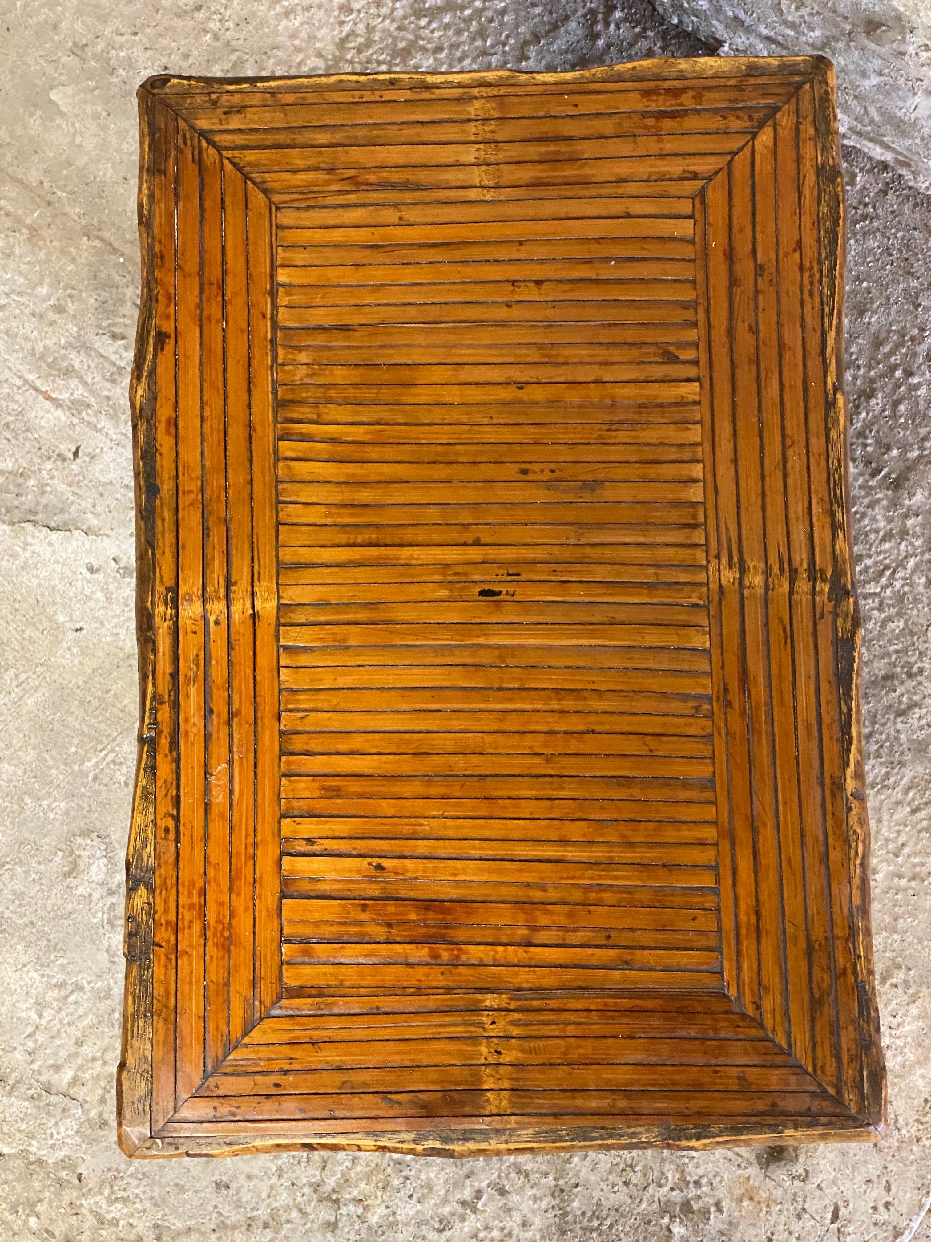 Late Victorian Bamboo Folding Table 4