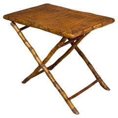 Late Victorian Bamboo Folding Table