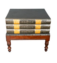 Late Victorian Book Form Low Table