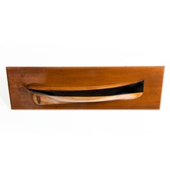 Late Victorian Boxwood Half Hull