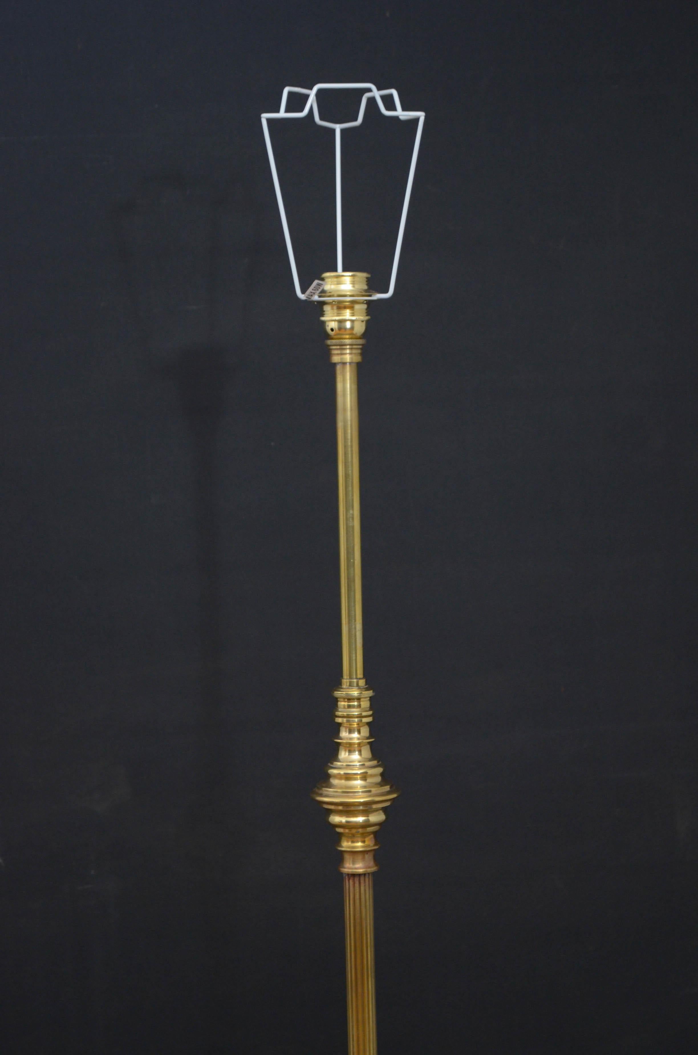 victorian brass lamp