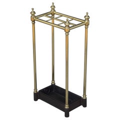 Late Victorian Brass Umbrella Stand