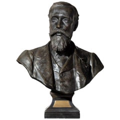 Late Victorian Bronze Study of Dr Stanley Armitage by Sir Thomas Brock