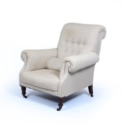 Late Victorian Button-Back Armchair English