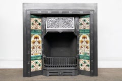 Late Victorian Cast Iron Fireplace Insert in the Aesthetic Manner