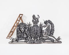 Late Victorian Cast Iron Royal Coat of Arms