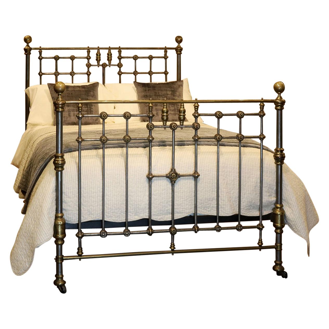 MidVictorian Cast Iron Bed in White at 1stDibs