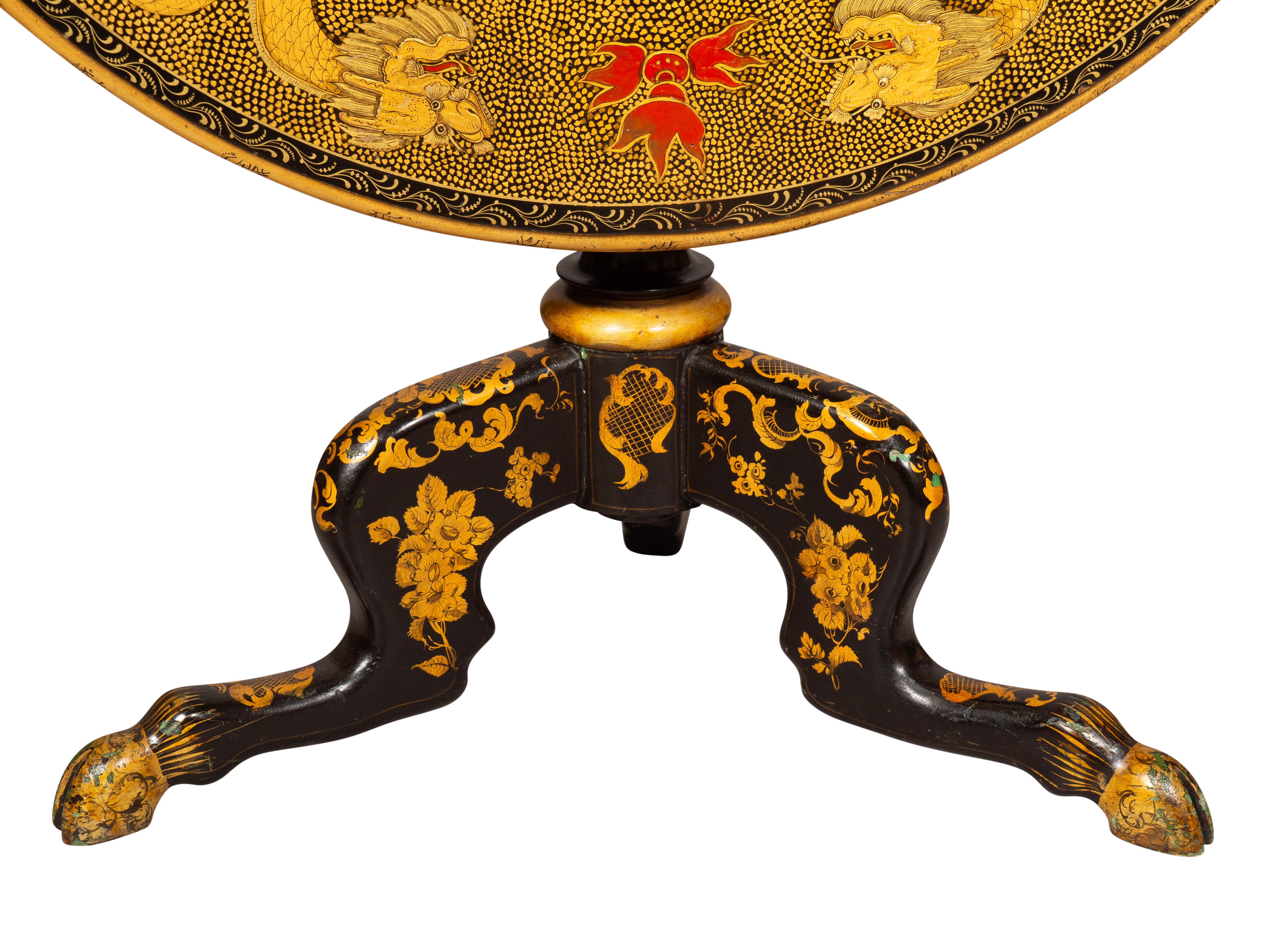 Late Victorian Chinese Export Style Tilt Top Table 4